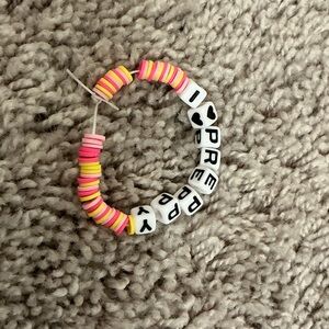 Pink and Yellow Beaded Kids Bracelet